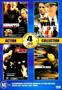 Ambush in Waco DVD + Street War + Mob Justice + Kidnapped ACTION 4 MOVIE COLLECT - Picture 1 of 6