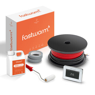 Electric Underfloor Heating Loose Cable Kit  - Fastwarm 150w Per M² - ALL SIZES • 77.54€
