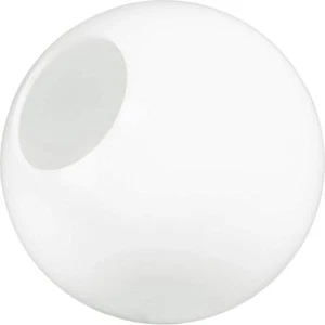 KastLite 16" White Acrylic Lamp Post Globe | 5.25" Neckless Opening - Picture 1 of 6