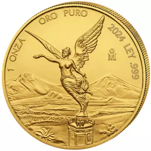 Goldmünze Libertad Siegesgöttin 2024 - Mexiko - Premium-Anlagemünze - 1 Oz ST - Bild 1 von 2