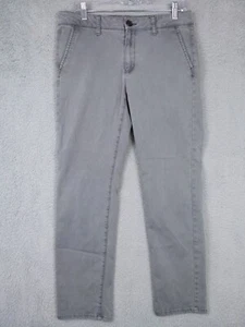 American Eagle Womens Size 12 32x30 Gray Skinny Leg Chino Pants - Picture 1 of 6