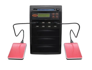 Systor 1:7 USB Duplicator for USB-Powered Portable External HDD/SSD Hard Drives - Picture 1 of 2