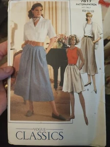 Vogue 7817 Rock & Culotte Gr. 12-14-16 - Bild 1 von 2