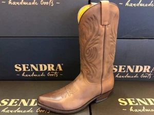 Sendra Boot Cowboystiefel Westernstiefel 2605 Braun - Picture 1 of 2