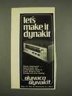 1976 Dynaco Dynakit Stereo Components Ad - Make It