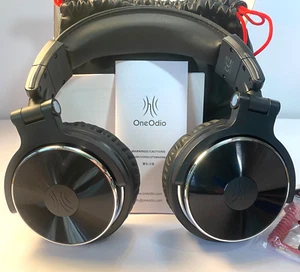 OneOdio DJ Headphones 10 Studio New in Open Box Black Wired Over Ear Hi-Res - Picture 1 of 15