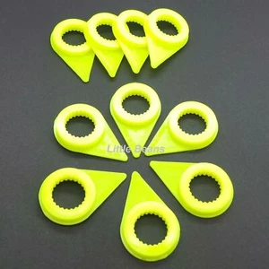 Paquete de 10 indicadores de tuerca de rueda suelta para caravana 19 mm punto de control para autocaravana cámper - Imagen 1 de 2