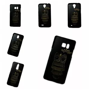 Per Samsung Galaxy Mega S8 S9 J7 J1 J2 J5 A5 A7 A8 custodia rigida posteriore retrò gufo - Foto 1 di 9