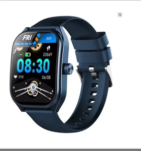 AOLON Smart watch 2.1-Inch HD Curve Screen with Blue Band - Zdjęcie 1 z 11