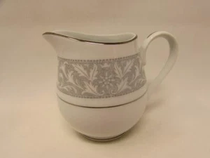Whitney by Imperial (Japan) Creamer Gray Band With Leaf Scrolls b329 - Picture 1 of 2