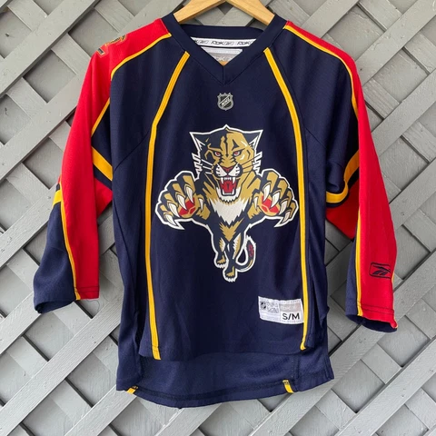 Florida Panthers Youth Jersey Navy Blue S/M Cover