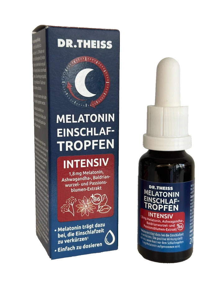 DR. THEISS NATURWAREN GMBH DR.THEISS Melatonin Einschlaf-Tropfen intensiv 20 ml, PZN 19294530