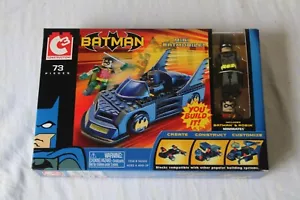 DC Comics C3 Construction Wave 1 Mini Batmobile Playset With Batman/Robin 73 pcs - Picture 1 of 3
