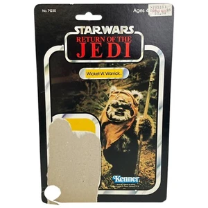 Vintage Star Wars Wicket W Warrick Card Back 77 Back 3.75" Figure 1983 Kenner - Picture 1 of 2