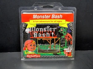 Monster Bash, IBM PC, disco, S. W. MarketPlace, '93, paquete de disco e insertos solamente - Imagen 1 de 2