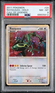 2011 Pokemon Call Of Legends Rayquaza Holo 20 PSA 8 NM-MT - Picture 1 of 2