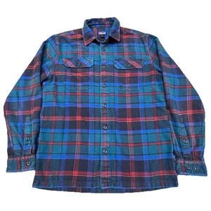 Camisa Patagonia Para Hombres Pequeña Franela Fiordo Cuadros Algodón Orgánico Exterior - Imagen 1 de 11