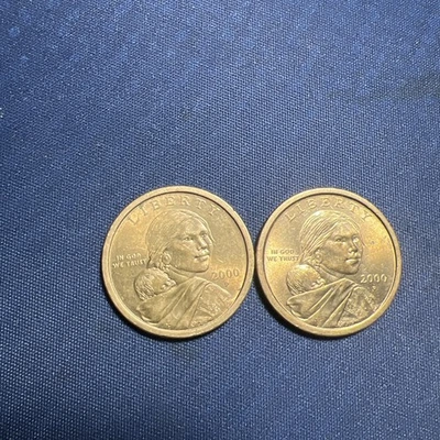 2000 p sacagawea wounded eagle beautiful strike luster great collectors coin - Image 1 of 4