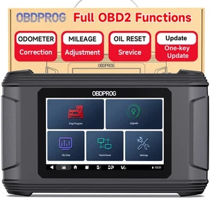 OBDPROG M500 Auto OBD2 Herramienta de Diagnóstico Odómetro Corrección Código Lector Escáner - Imagen 1 de 13