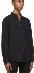 Saint Laurent Herren Western Washed Jeanshemd XL. 920 $ - Bild 1 von 10