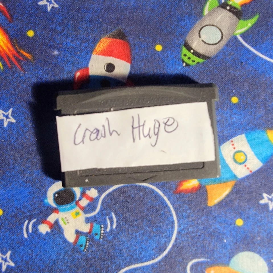 Crash Bandicoot The Huge Adventure GBA Nintendo Game Boy Advance No Label - Image 1 of 1