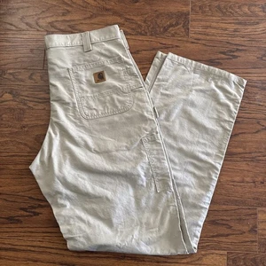 Carhartt B15 Mens Carpenter Pants Original Dungaree Fit Khaki 38x36 - Picture 1 of 10
