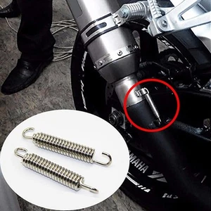 2Pcs Stainless Steel Motorcycle Exhaust System Mounting Springs K-jl - Picture 1 of 9