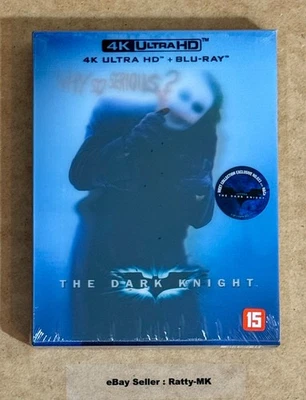 THE DARK KNIGHT - WEET COLLECTION LENTICULAR 4K + BLU RAY STEELBOOK - NEW - Image 1 of 4