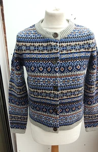 Seasalt Cornwall Marino Wool Percella Cove Cardigan size 12 new j3 - Picture 1 of 4