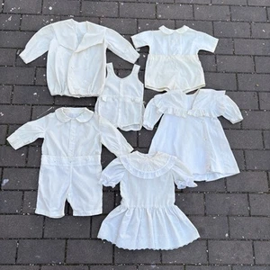 Antique Edwardian Childrens Baby Dresses Rompers Jackets Set of 6 - Picture 1 of 8