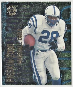 Marshall Faulk 1997 Fleer Goudey Pigskin 2000 Mini Hobby Exclusive #6 1:5400 SP - Bild 1 von 3