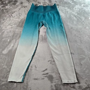 PINK ACTIVE Damen S Ombre Ribbed Leggings Seamless Workout Yoga Hose - Bild 1 von 10