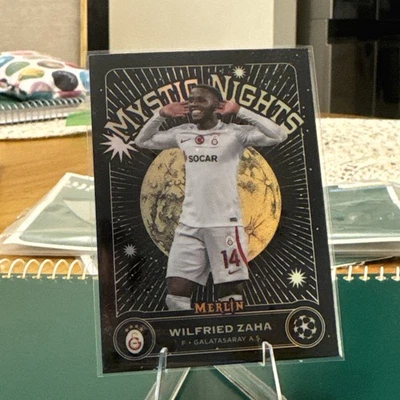 2023-24 Topps Merlin Chrome #MN-13 Wilfried Zaha Mystic Nights Galatasaray - Image 1 of 2