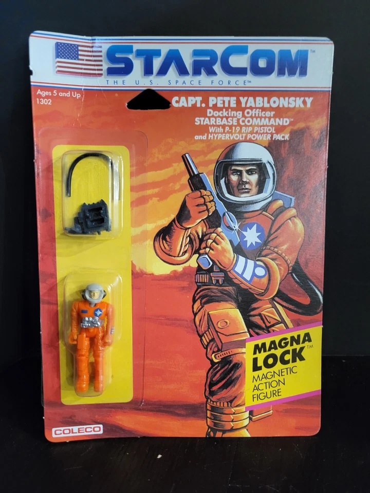Capt. Pete Yablonsky 1986 STARCOM Vintage Coleco MOC NEW #2 - Image 1 of 3