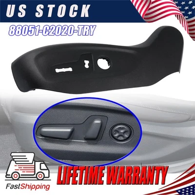 88051-C2020-TRY Driver Side Seat Outer Finish Panel for Hyundai Sonata 2015-2019 - Image 1 of 4