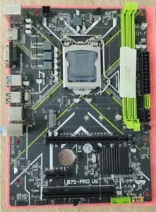 Placa madre LGA 1155 DDR3 RAM USB 3.0 VGA HDMI para procesador Intel i3/i5/i7 Xeon - Imagen 1 de 16