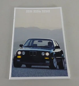 Prospectus / brochure BMW 3 Series E30 325i / 325is / 325ix US model from 2/1989 - Picture 1 of 4