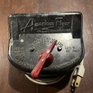 Vintage American Flyer No. 22004 Toy Transformer 40 Watts 16 Volts S Gauge Works - Picture 1 of 5