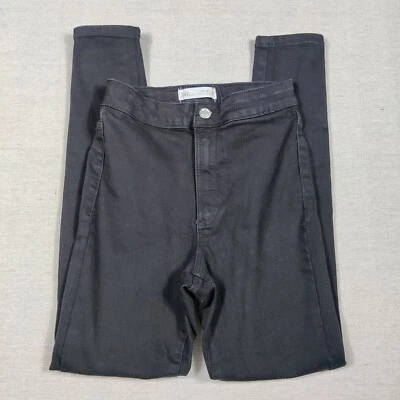 Girl's Zara Black High Rise Skinny Jeans sz 11-12 Stretch w/ Two back Pockets - Image 1 of 4