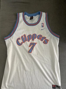 Vintage Lamar Odom #7 LA Clippers Nike Team NBA Clippers Jersey Sz XL New No Tag - Picture 1 of 16