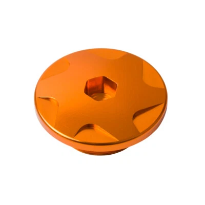 Tapa de tapón de llenado de aceite de motor anodizada para KTM 125/200/390 Duke 2011-2020 aluminio Foto 1 de 2