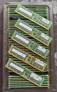 96GB 12x SAMSUNG 8GB 2Rx4 PC3-10600R RAM Memory DIMM Server Workstation R0401 - Picture 1 of 4