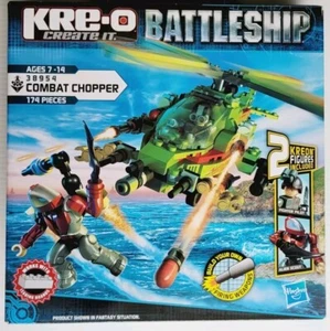Battleship Combat Chopper building set Kre-o 38924, 2 Kreon Figures Alien, Pilot - Picture 1 of 6