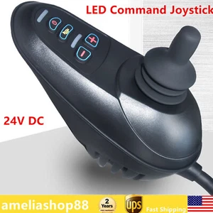 4 Schlüssel Rollstuhl Joystick Controller Elektrorollstuhl Joystick Controller 24V - Bild 1 von 11