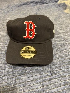 New Era Boston Red Sox Navy- 9Twenty Adjustable Hat Cap With Tags - Picture 1 of 7