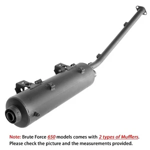 18087-0167 18087-0098 Exhaust Muffler for Kawasaki Brute Force 650 KVF650 06-13 - Picture 1 of 9