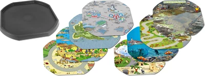 Multi Buy Vinyl Plastic Mat Insert for Tuff Spot Play - Black Tray NOT included - Image 1 of 4