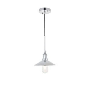 Living District Etude 1 Light Pendant, Chrome - LD4033D9C - Picture 1 of 1