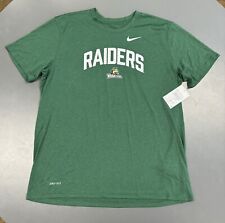 New Nike Men’s T-shirt Wright State  Raiders XL, X-large, NWT, Green Tee Shirt