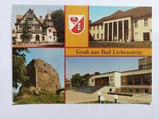 Bad Liebenstein Kr. Bad Salzungen Postamt Badehaus Burgruine Ansichtskarte DDR